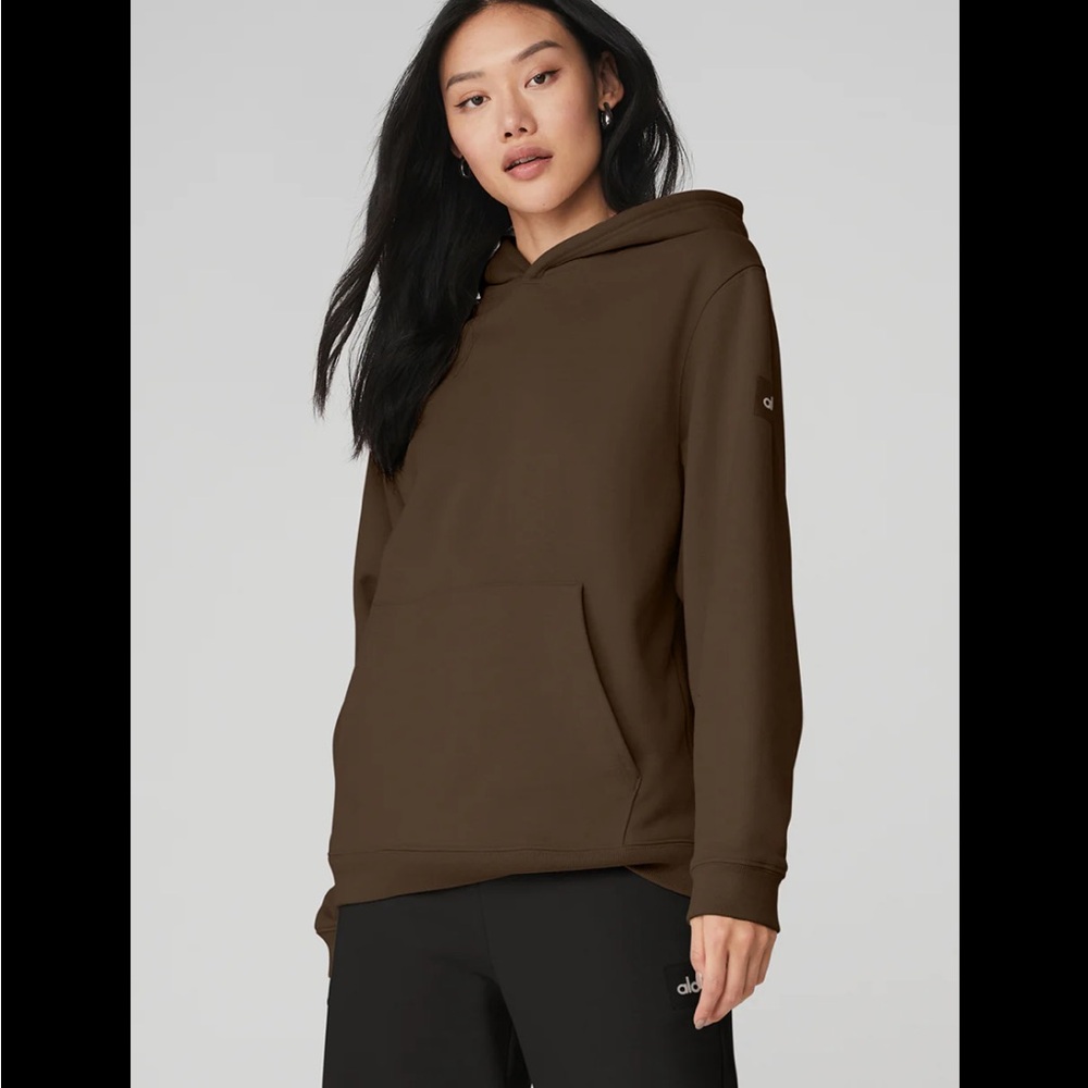 Alo hoodie size XS EUC espresso color
